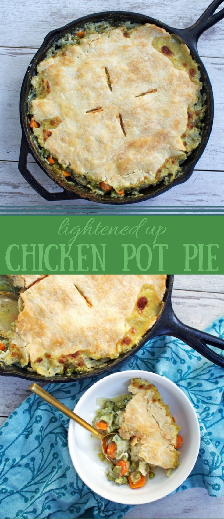 Low Calorie Chicken Pot Pie
 LIGHTENED UP CHICKEN POT PIE