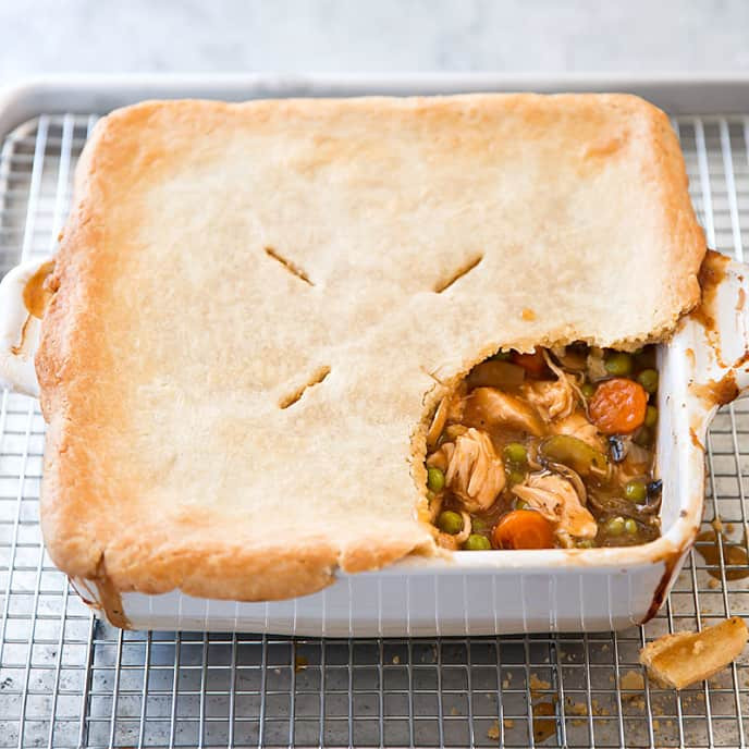 Low Calorie Chicken Pot Pie
 Reduced Fat Chicken Pot Pie