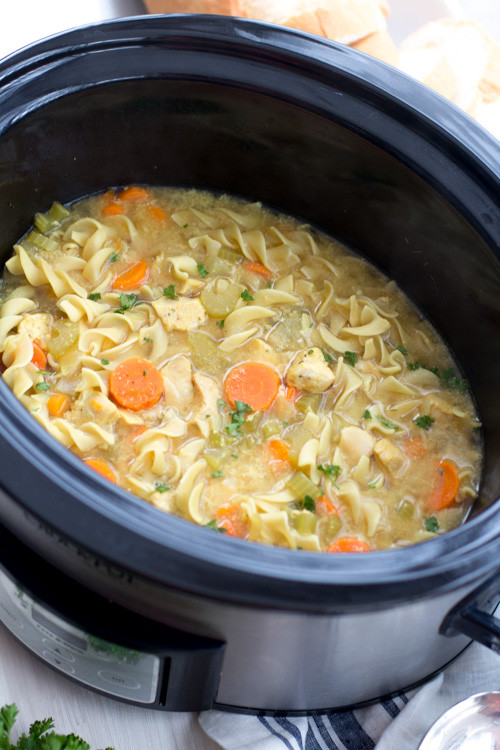 Low Calorie Chicken Soup
 Crockpot Low Fat All Natural Chicken Noodle Soup Panera