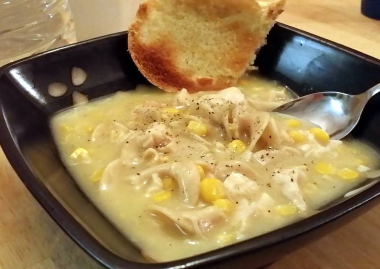 Low Calorie Chicken Soup
 low calorie quick creamy chicken noodle soup Recipe by