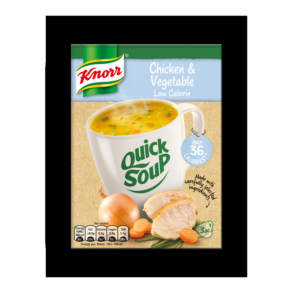 Low Calorie Chicken Soup
 Quick Soup Low Calorie Chicken Knorr Ireland