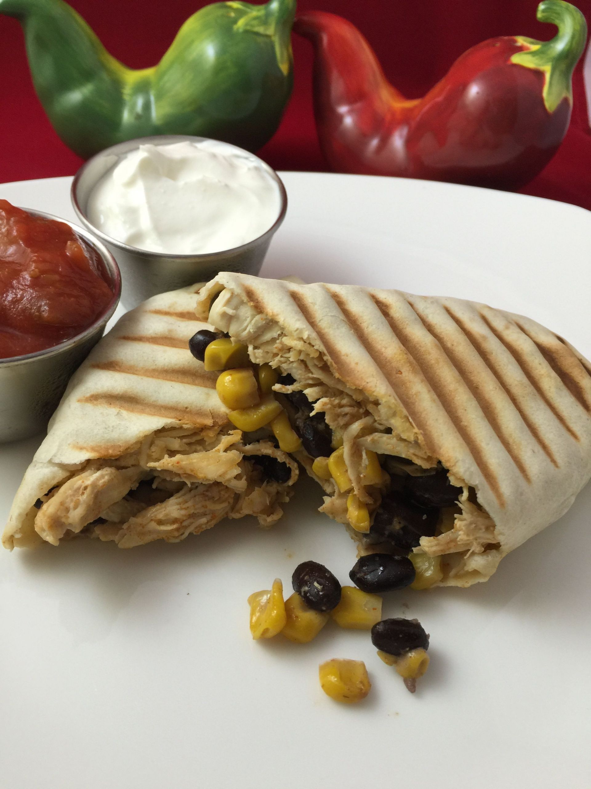 Low Calorie Grilled Chicken Recipes
 Skinny Grilled Chicken & Creamy Jalapeno Burrito Skinny
