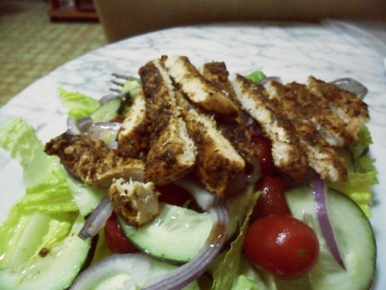 Low Calorie Grilled Chicken Recipes
 Classic grilled chicken and salad