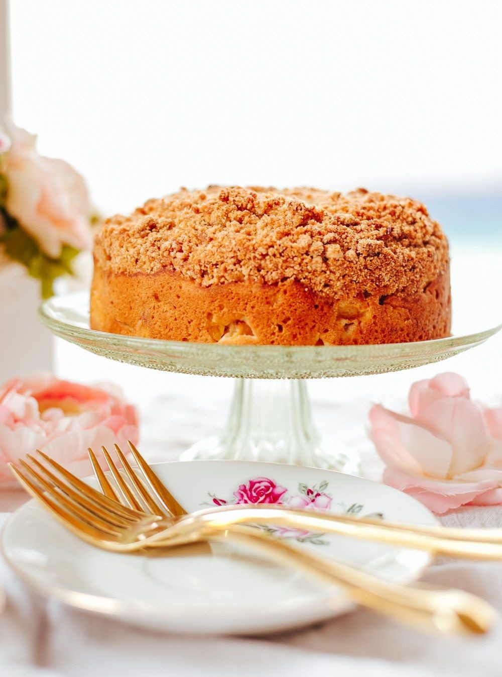 Low Calorie Peach Recipes
 Healthy Peach Coffee Cake Recipe With images