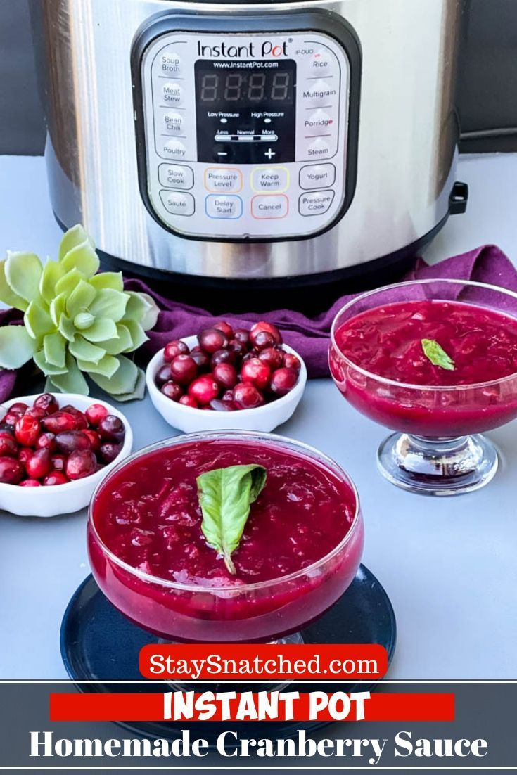 Low Calorie Pressure Cooker Recipes
 Easy Instant Pot Homemade Cranberry Sauce is a quick