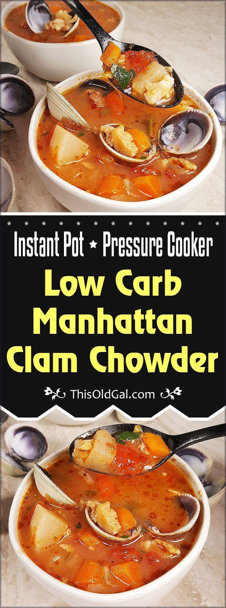 Low Calorie Pressure Cooker Recipes
 Instant Pot Pressure Cooker Low Carb Manhattan Clam