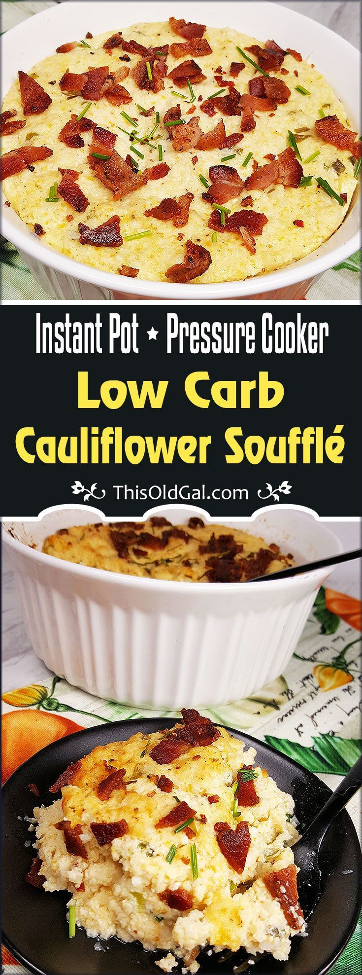 Low Calorie Pressure Cooker Recipes
 Pressure Cooker Cauliflower Soufflé is a simple Low Carb