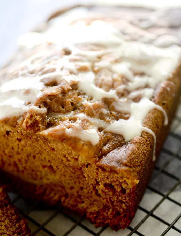 Low Calorie Pumpkin Bread
 Pumpkin Bread with Honey Glaze – Recipe Diaries