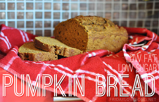 Low Calorie Pumpkin Bread
 Low Fat Low Sugar Pumpkin Bread