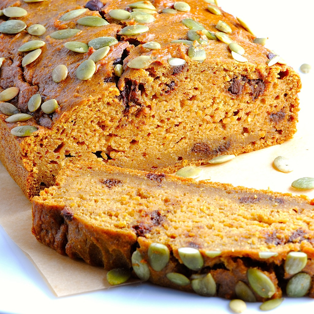 Low Calorie Pumpkin Bread
 JULES FOOD Low Fat Pumpkin Bread w Chocolate Chips