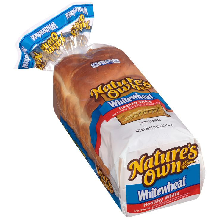Low Calorie White Bread
 Nature s Own Whitewheat Healthy White Bread 20 oz Bag