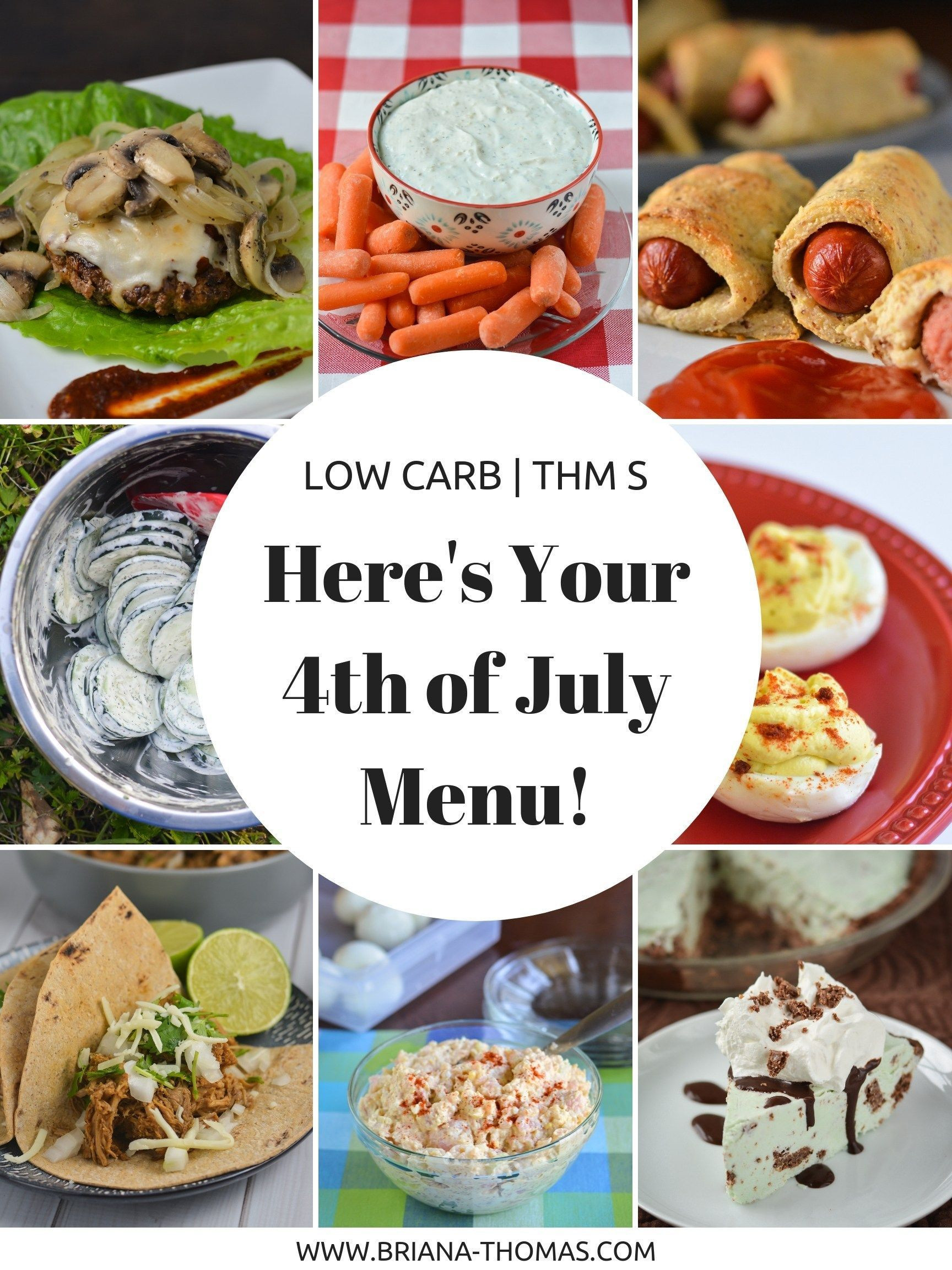 Low Carb 4Th Of July Recipes
 Here s Your Fourth of July Summer Picnic Menu THM S and