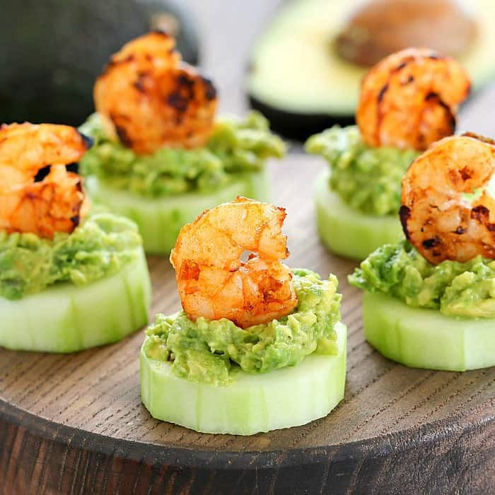 Low Carb Appetizers
 Low Carb Avocado Shrimp Cucumber Appetizer Yummy Healthy