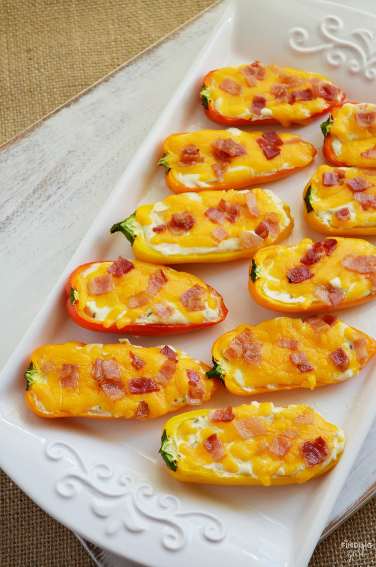 Low Carb Appetizers
 Sweet Pepper Poppers Low Carb Appetizer Finding Zest