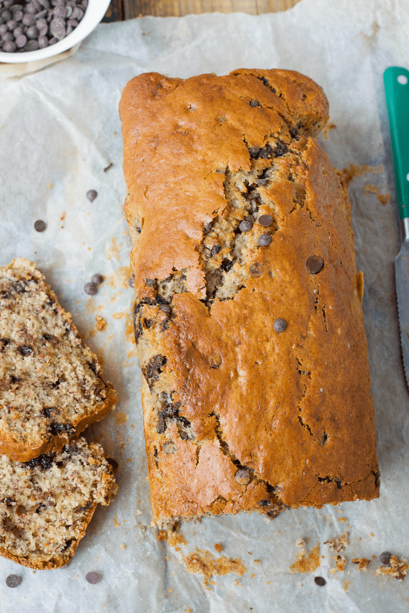Low Carb Banana Bread Recipe
 Low Carb Sugar almost Free Chocolate Chip Banana Bread