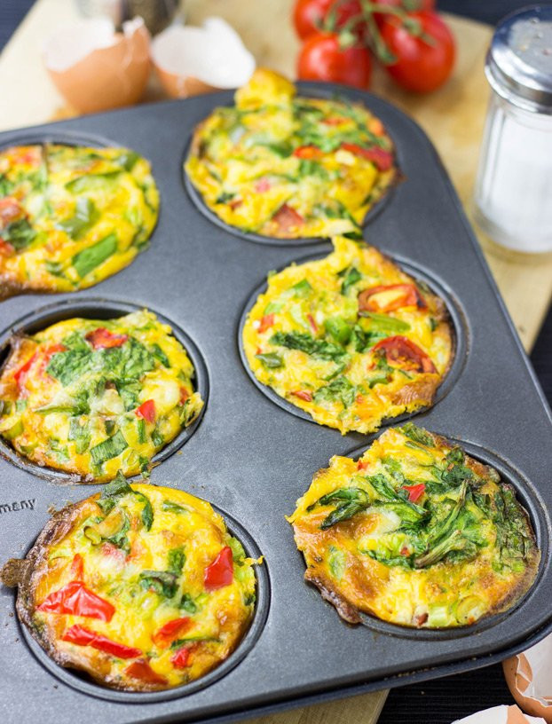 Low Carb Brunch Recipes
 Breakfast Egg Muffins – 4 Tasty Ways