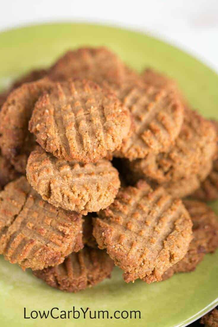 Low Carb Butter Cookies
 Low Carb Peanut Butter Cookies with Coconut Flour