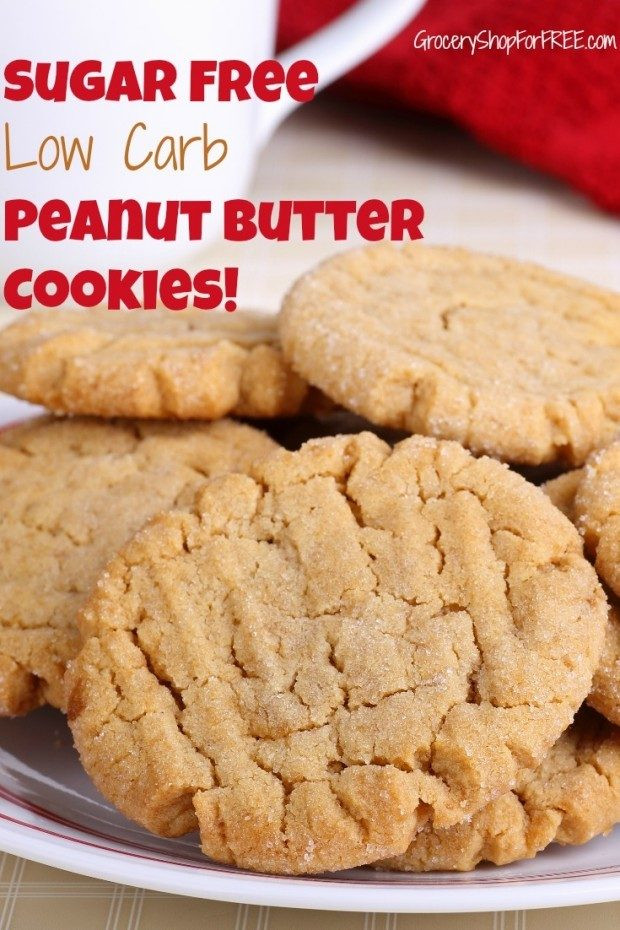 Low Carb Butter Cookies
 Sugar Free Low Carb Peanut Butter Cookies