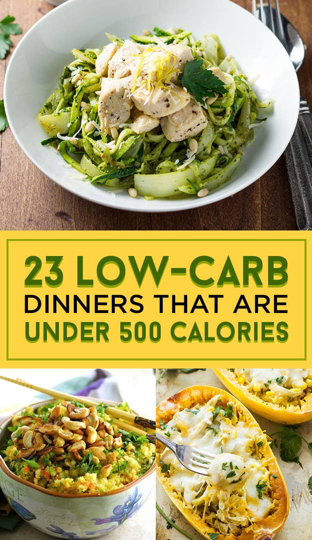 Low Carb Dinners For Two
 23 Low Carb Dinners Under 500 Calories That Actually Look