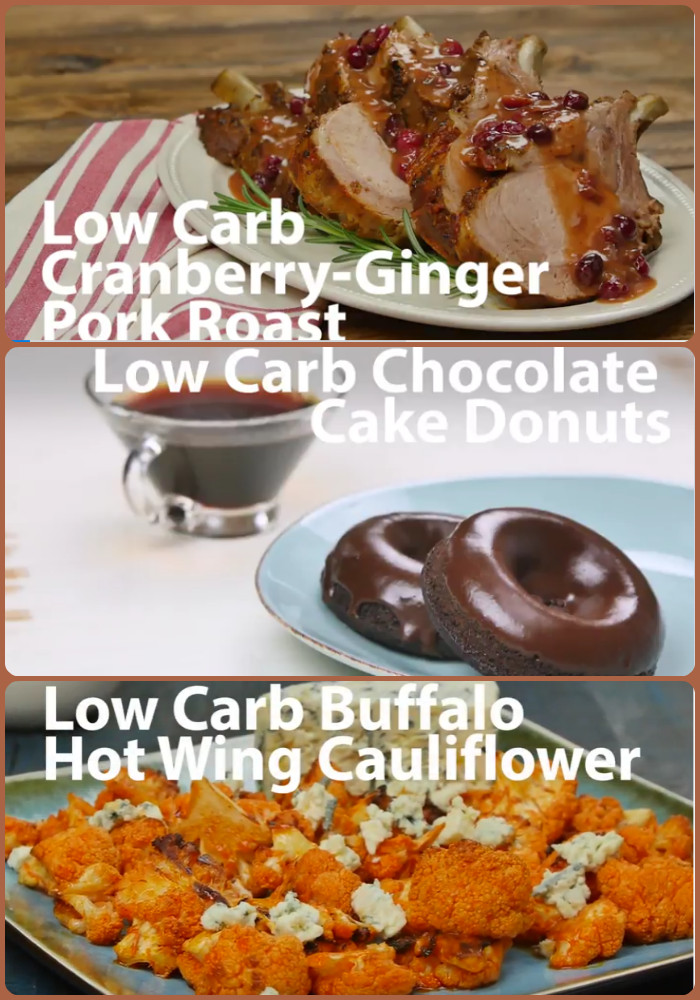 Low Carb Holiday Recipes
 Low Carb Holiday Recipes by Atkins Cranberry Ginger Pork