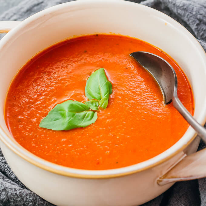 Low Carb Tomato Soup
 Tomato Basil Soup Low Carb Savory Tooth