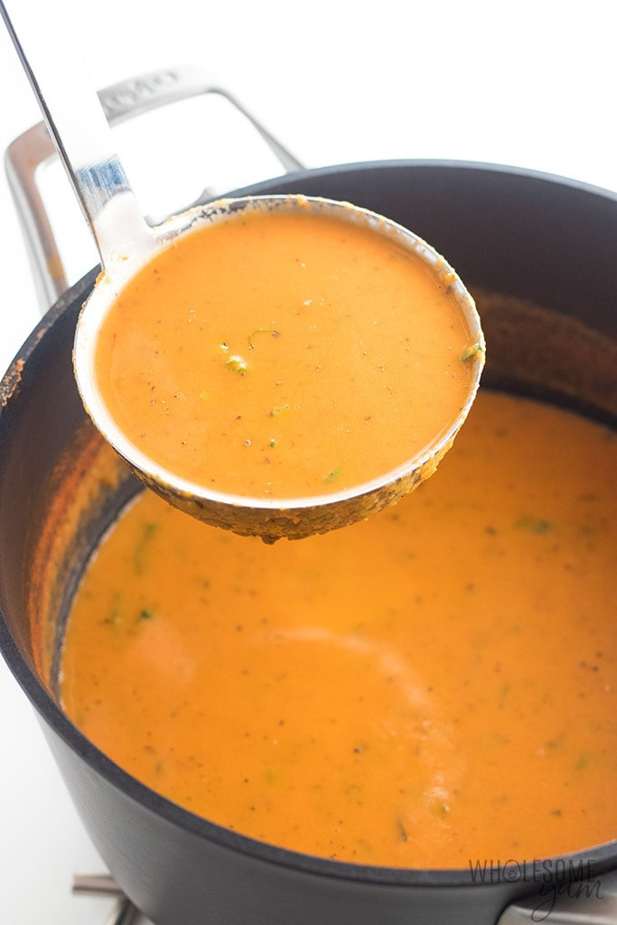 Low Carb Tomato Soup
 Keto Low Carb Roasted Tomato Soup Recipe