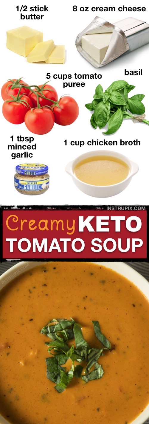 Low Carb Tomato Soup
 7 Easy Low Carb Soup Recipes Keto Friendly