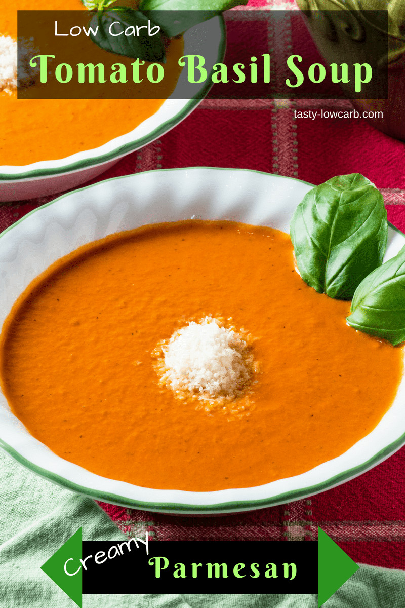 Low Carb Tomato Soup
 Creamy Tomato Basil Soup With Parmesan Tasty Low Carb