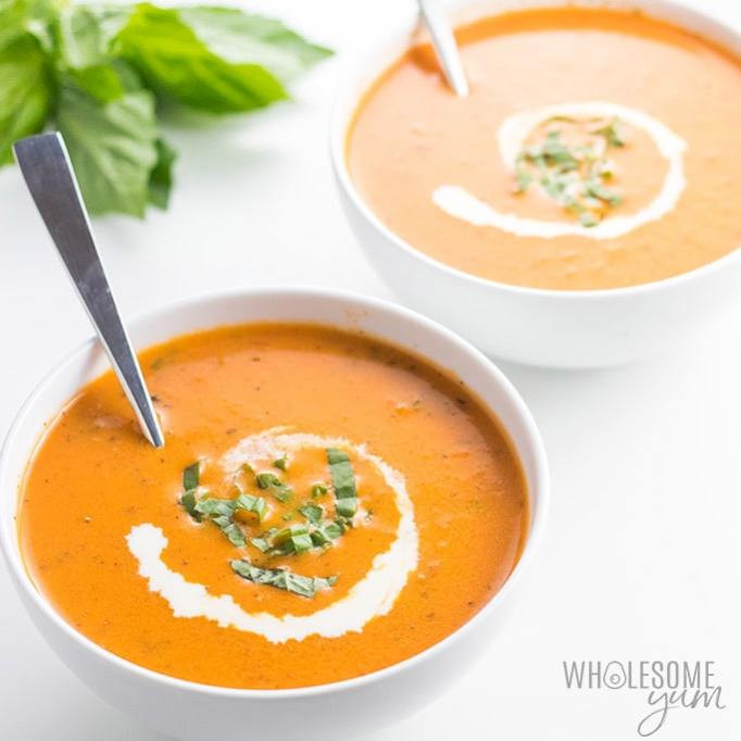 Low Carb Tomato Soup
 Keto Friendly Soups to Keep You Warm All Winter Long
