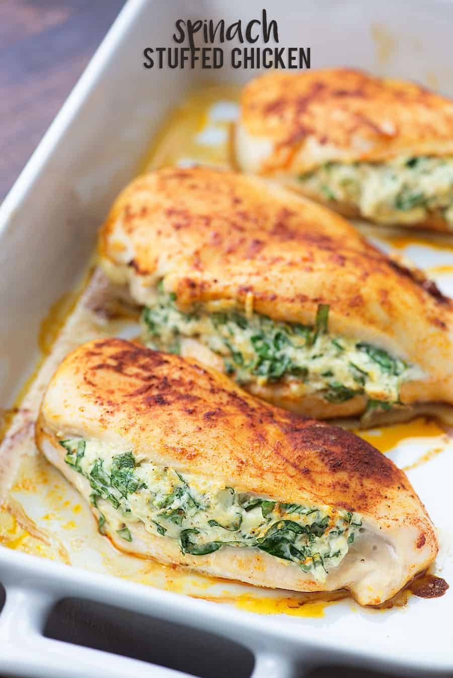 Low Cholesterol Chicken Breast Recipes
 Spinach Stuffed Chicken Breasts a healthy low carb