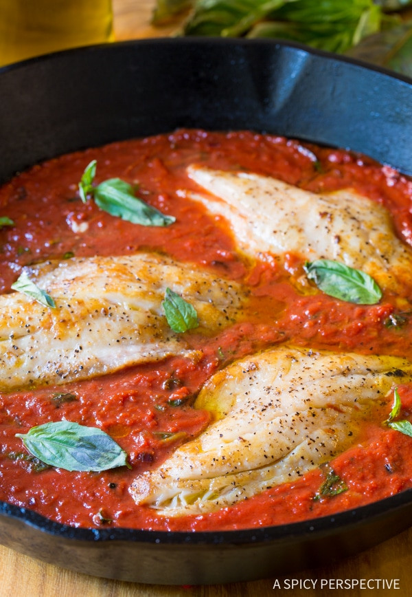 Low Fat Fish Recipes
 Low Carb White Fish Pomodoro A Spicy Perspective
