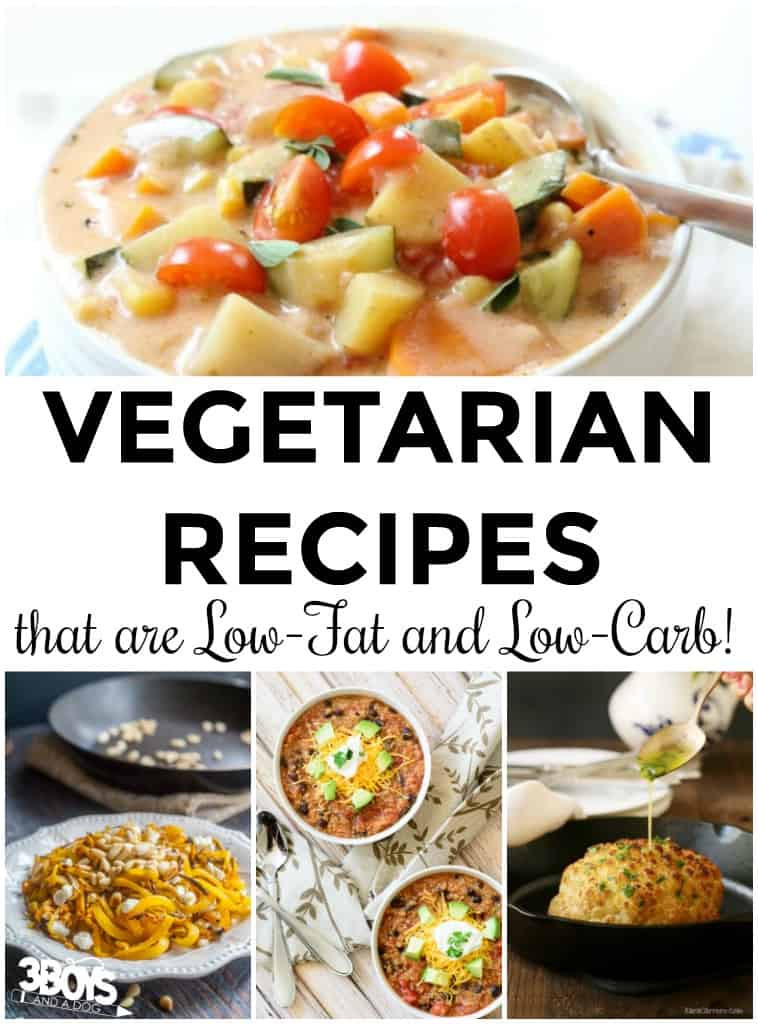 Low Fat Low Carb Dinner Recipes
 Low Fat Low Carb Ve arian Dinner Recipes – 3 Boys and a Dog