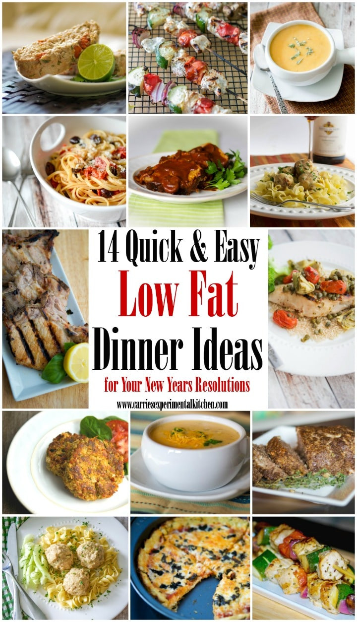 Low Fat Meal Recipes
 14 Quick & Easy Low Fat Dinner Ideas