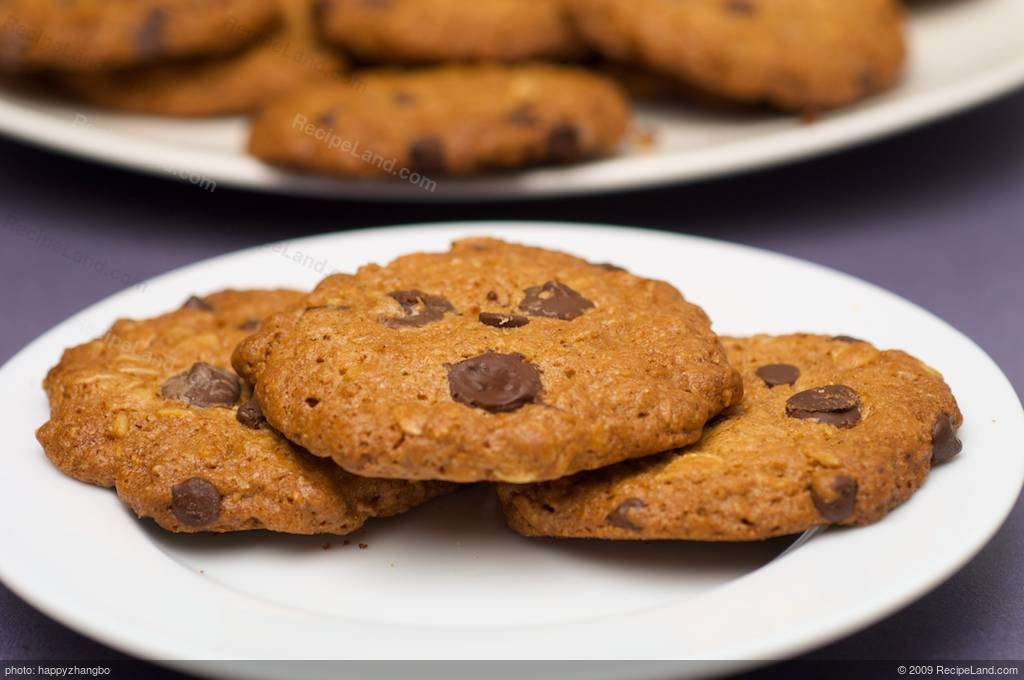 Low Fat Oatmeal Chocolate Chip Cookies
 Low Fat and Low Calorie Oatmeal Chocolate Chip Cookies Recipe