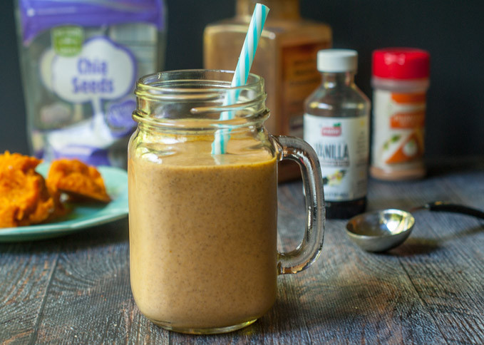 Low Fiber Smoothies
 Pumpkin Protein Smoothie for a low carb high protein