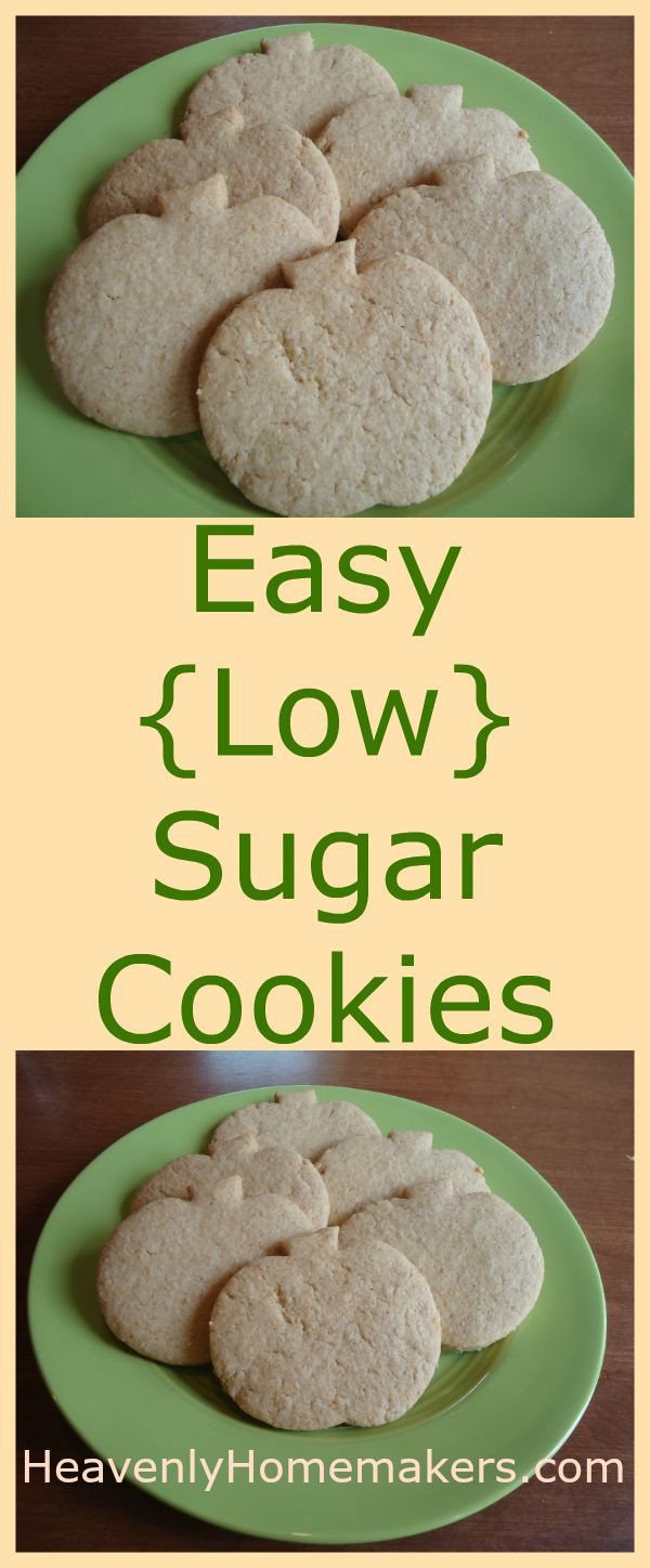 Low Sugar Cookies Recipe
 Easy Low Sugar Cookies
