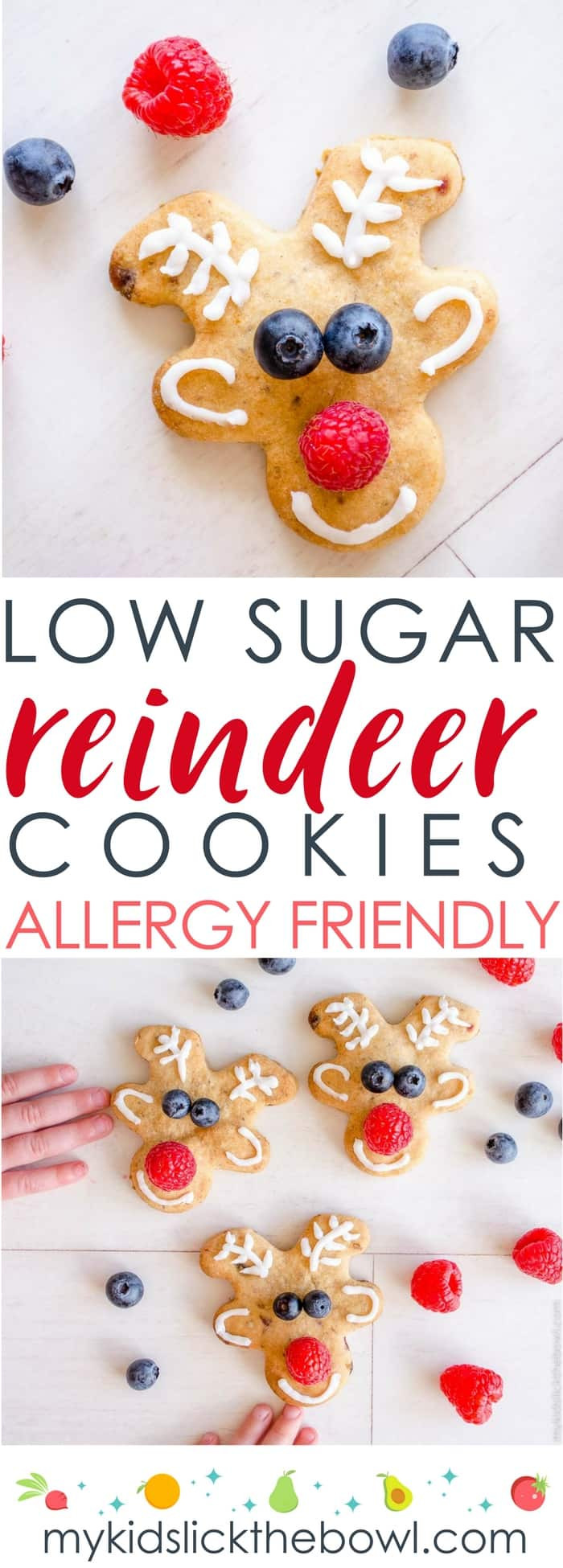 Low Sugar Cookies Recipe
 Low Sugar Reindeer Cookies