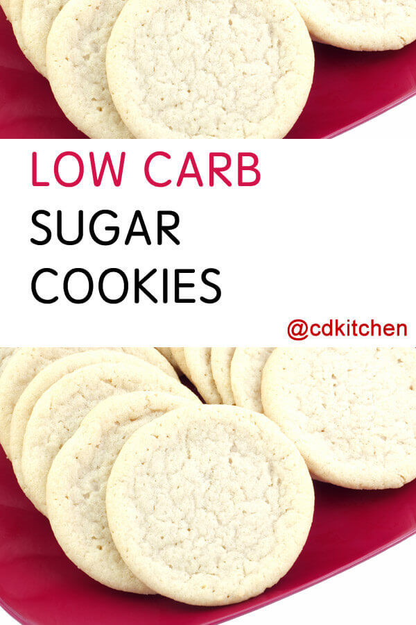 Low Sugar Cookies Recipe
 Low Carb Sugar Cookies Recipe