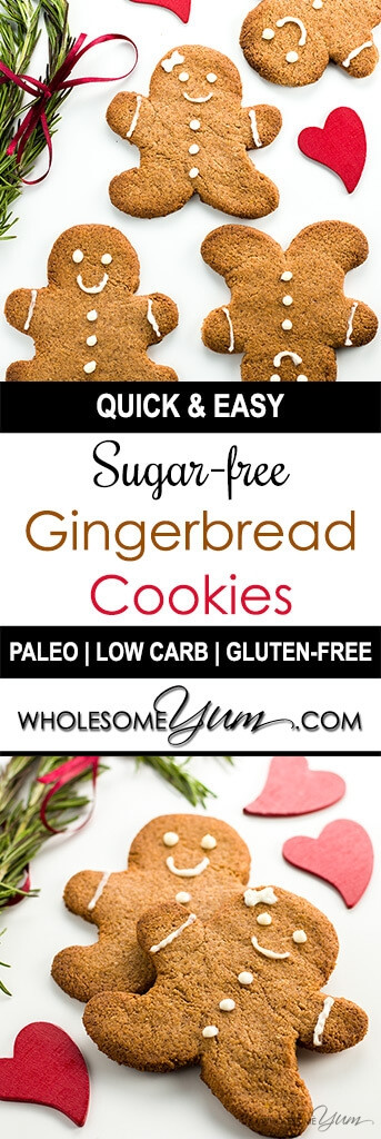Low Sugar Cookies Recipe
 Keto Sugar free Low Carb Gingerbread Cookies Recipe VIDEO