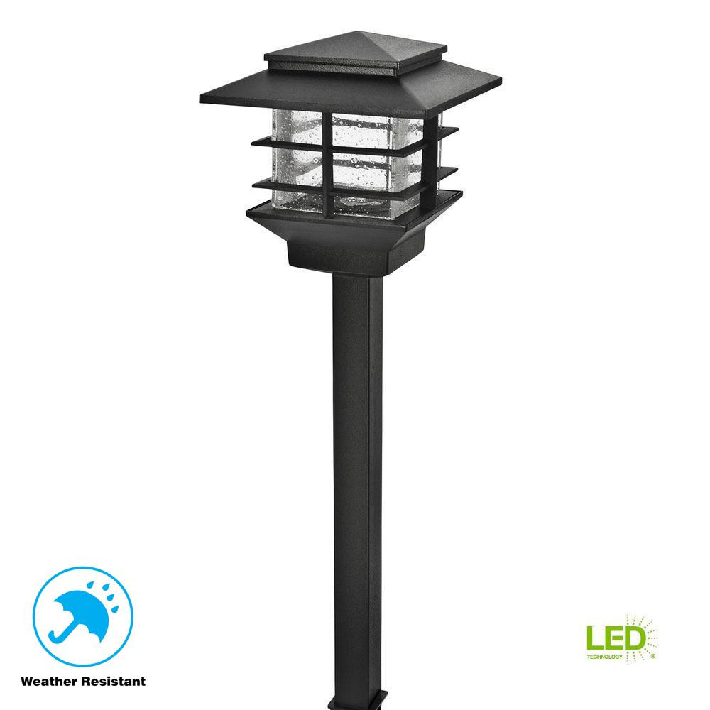 Low Voltage Led Landscape Lighting
 Hampton Bay Low Voltage 3 Watt Black Outdoor Integrated