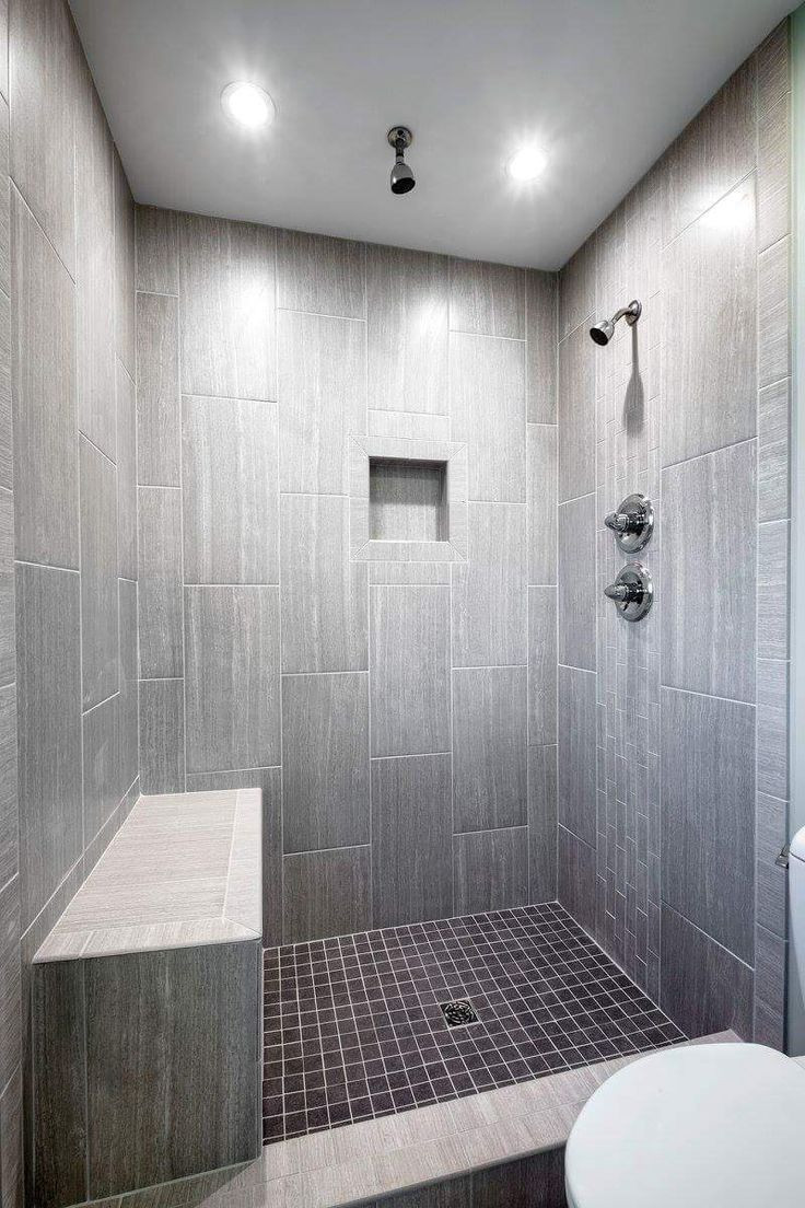 Lowes Bathroom Tile
 Leonia silver tile from Lowes Tiled shower bathroom