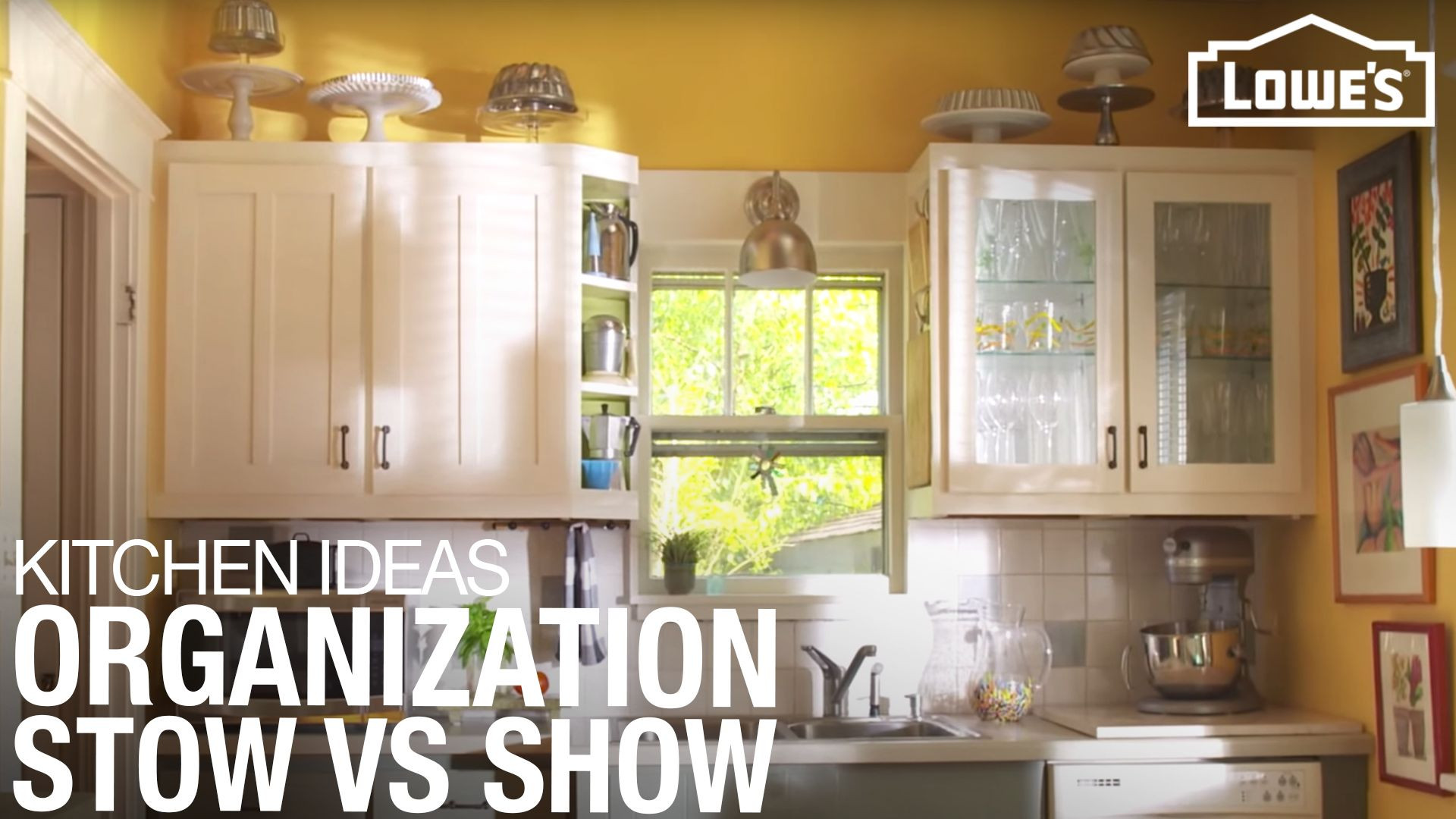Lowes Kitchen Organization
 Stow vs Show Kitchen Storage