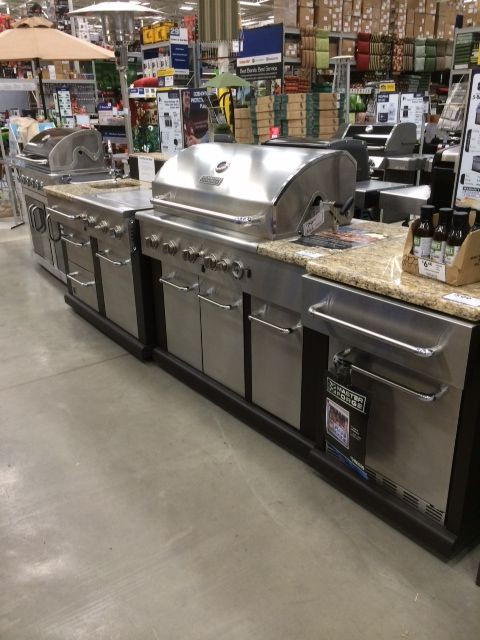 Lowes Outdoor Kitchen Grills
 Outdoor kitchen at Lowes