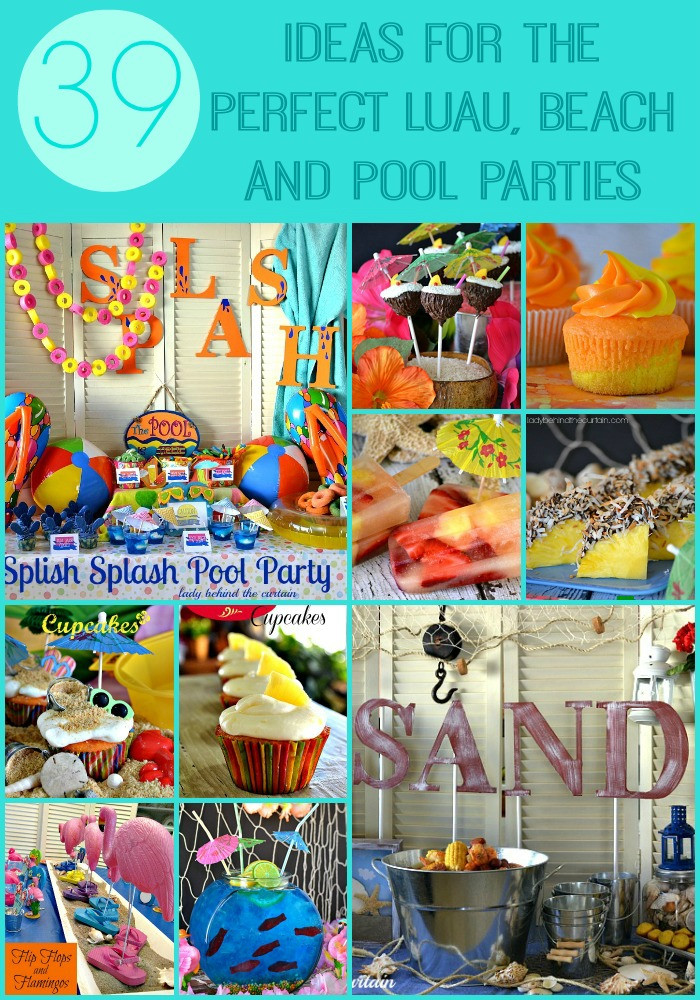 Luau Pool Party Ideas
 Aloha Pops