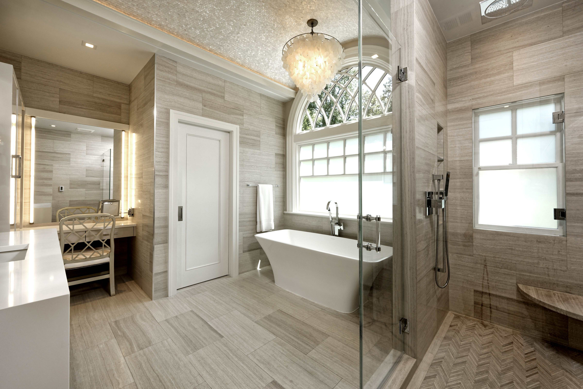 Luxury Master Bathroom
 Modern Luxury Kitchen Master Bath and Basement Remodel in