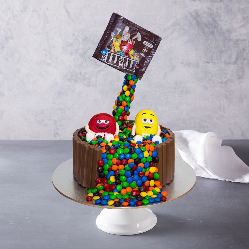 M S Birthday Cakes
 M&M s Custom Birthday Cake