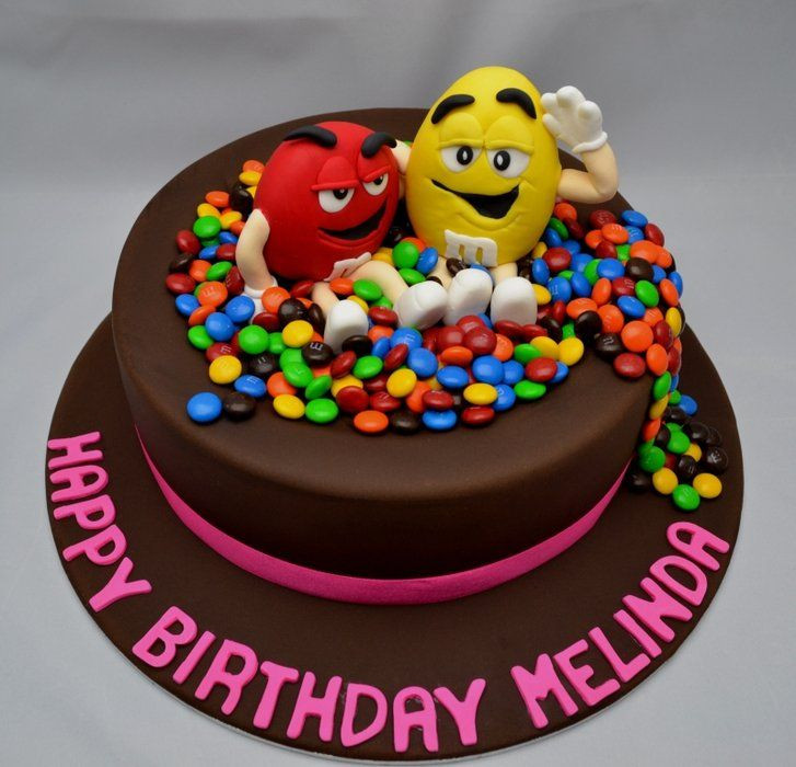 M S Birthday Cakes
 Amazing M&M Themed Cakes
