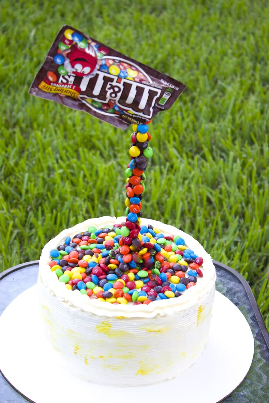 M S Birthday Cakes
 M&m Illusion cake