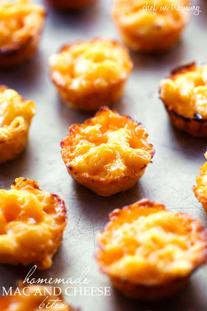 Macaroni And Cheese Bites Recipe Baked
 13 Delicious Appetizers for Your Next Awesome Party