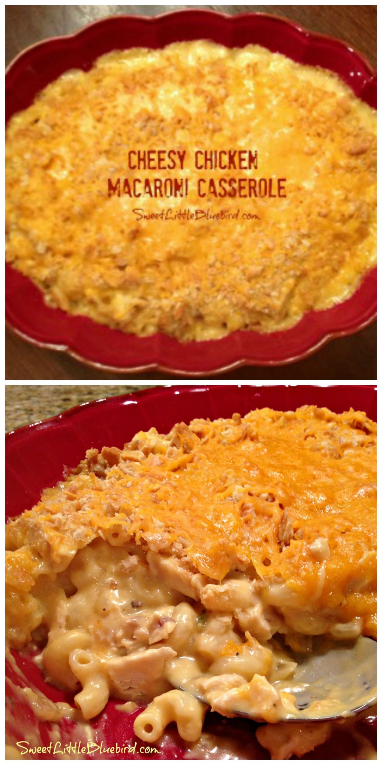 Macaroni And Cheese Casserole With Chicken
 Cheesy Chicken Macaroni Casserole